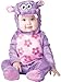 InCharacter Baby Girl's Huggable Hippo Costume, Purple, Small