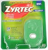 Zyrtec Allergy Relief (10 mg), 5 Tablets