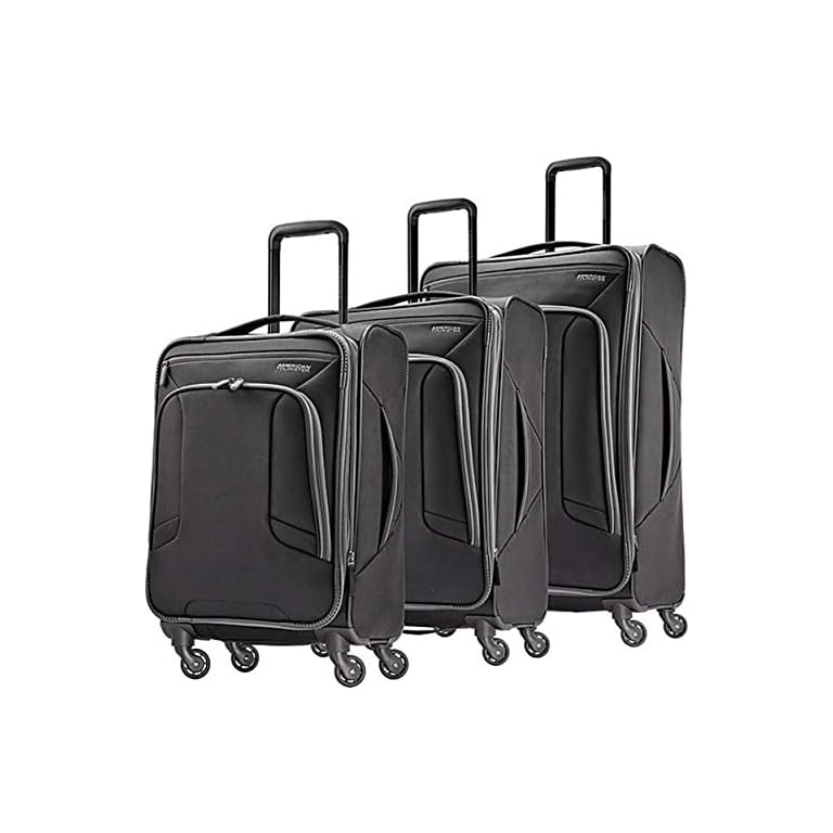 American Tourister 4 Kix Expandable Softside Luggage with Spinner