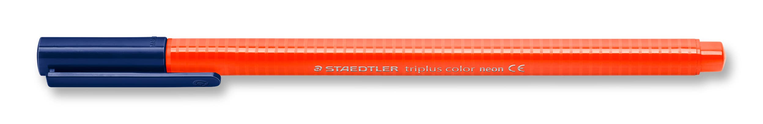 Staedtler Triplus 323-201 Felt tip pens Triangular Barrel in Box, Washable, neon red Approximately 1 mm Pack of 10