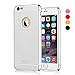 iPhone 6S Case, VANSIN 3 in 1 Ultra Thin and Slim Hard Case Coated Non Slip Matte Surface with Electroplate Frame for Apple iPhone 6 (2014) and iPhone 6s (4.7'')(2015) - Silver