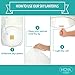 20 Chinese Sky Lanterns - 100% Biodegradable - 3 Bonus Markers - White Wishing Lanterns - Great for Birthdays, Holidays, Weddings, Memorials, 4th of July - By NovaFlight