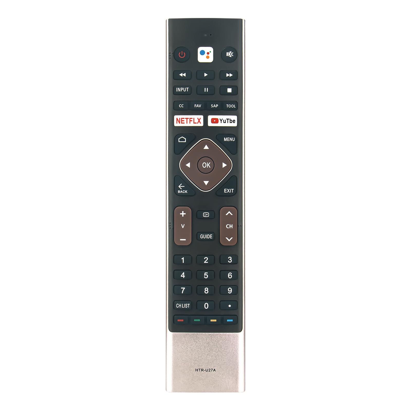 HTR-U27A VINABTY Replace VOICE Remote Control Fit for For Haier TV HTR-U27E LE32K6600SG LE43K6700UG LE43K6600SG LE50K6700UG LE50U6900UG LE55K6700UG LE55U6900UG LE58U6900UG LE65S8000UG