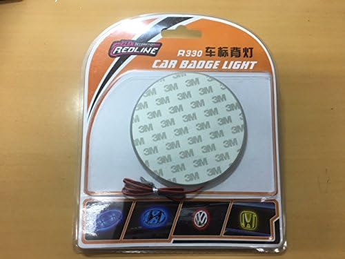 Amazon ワーゲン用 光る エンブレムライト 光るプレート ホワイト R330 Ww ライト 照明アクセサリー 車 バイク