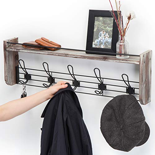 wall mounted backpack rack