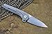 TwoSun Pocket Knife TS79 Drop Point D2 Fold Blade Knives Titanium Handle with Carbon Fiber Inlay