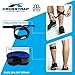 CROSSTRAP Shin Splint by MDUB Medical | Adjustable, Neoprene, Shin Splints Leg Compression Strap Support for Pulled Calf Muscle Pain Torn Calf Strain Injury | Fits Men and Women