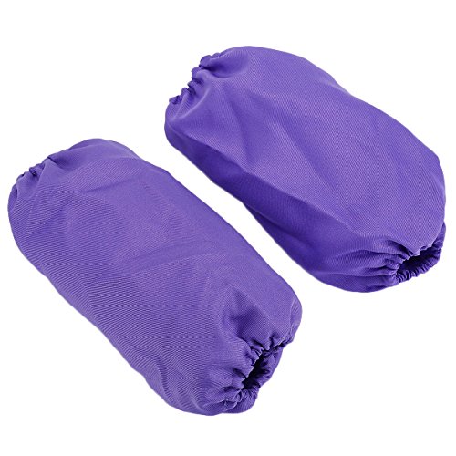 SEADEAR Waterproof Anti-oil Adjustable Durable Children's Aprons Fashion Apron with Hat Sleeves For Painting Kindergarten Art Museum Cooking 7-12 years old(Purple)