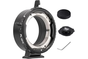 VILTROX PL-GFX Lens Mount Adapter with Security Lock Compatible with PL Mount Lens to Fujifilm GFX Mount Cameras GFX100S GFX1