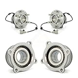 Front Rear Wheel Bearing & Hub Assembly Kit For