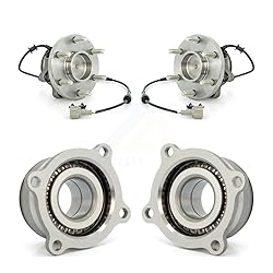 Front Rear Wheel Bearing & Hub Assembly Kit For