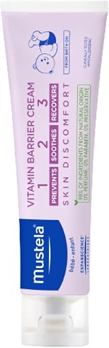 Mustela Vitamin Barrier Cream 1 2 3 Baby Diaper Care 100ml Birth