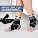 U-pick Ankle Compression Braces for Men&Women, Adjustable Ankle Support Sleeve Socks for Plantar Fasciitis, Achilles Tendon, Minor Sprains and Foot Pain Relief (Gray-Single)