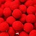 Sumind 100 Pieces Pom Poms Christmas Fluffy Pom Poms Balls for Decorations Arts Crafts DIY, Red (2 cm)