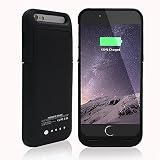 BSWHW Slim Rechargeable Power Bank 3500mAh External Battery Charger Powered Backup Pack for iphone 6 4.7inch Power Case (Black)