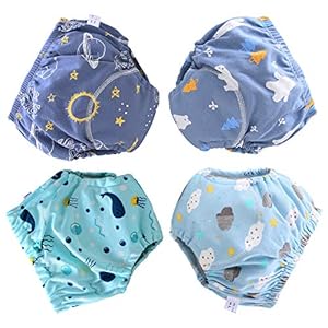 Ecloud Shop Training Broek Zacht Katoen Ondergoed voor Baby Meisjes Jongens Kinderen Peuter Potty Training Onderbroek…