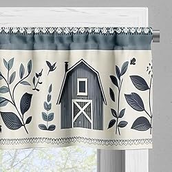 Ambesonne Farmhouse Window Valance Pack of