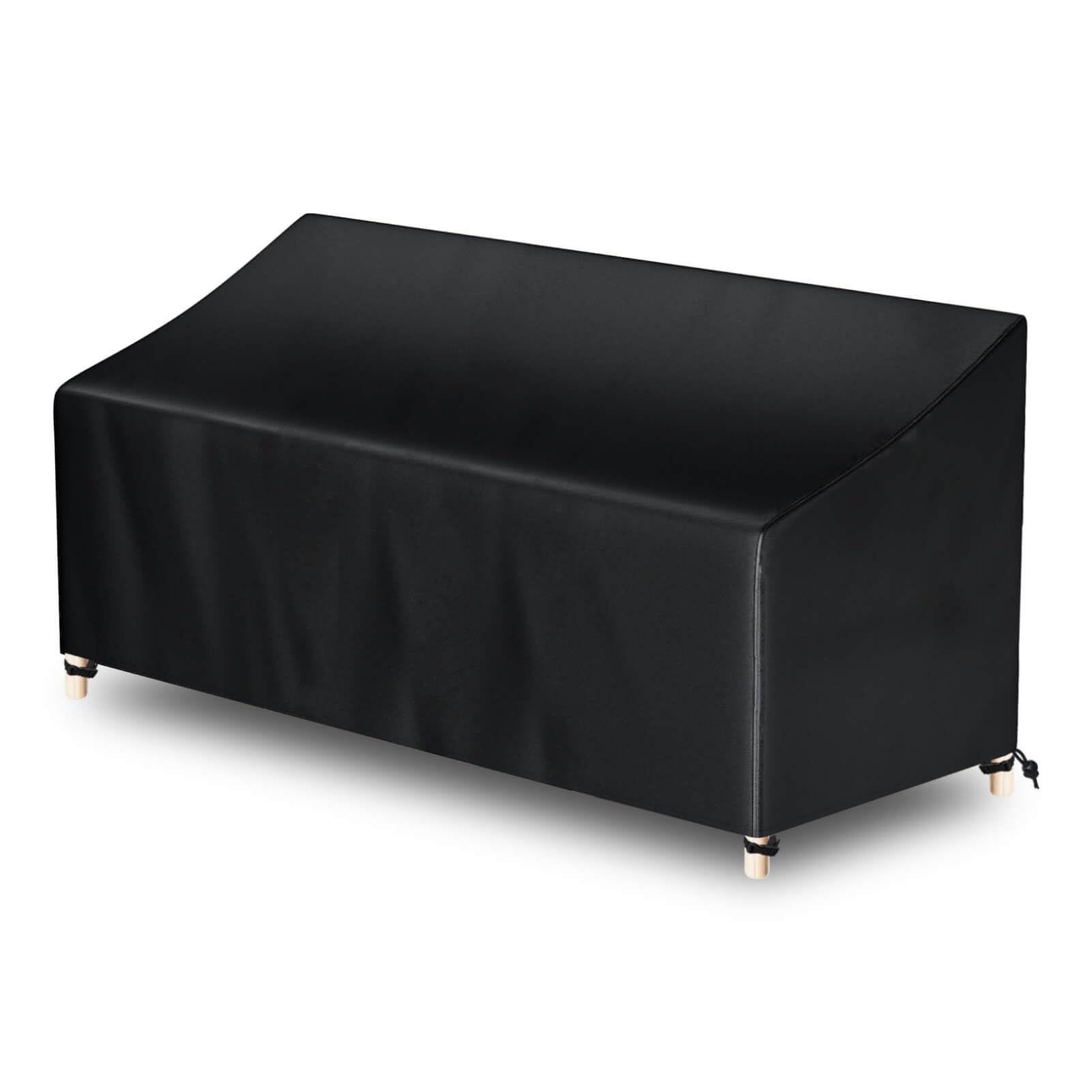 AWNIC Garden Bench Covers Waterproof Outdoor Love Seat Covers 3 Seater 175x85x65/90cm, 420D Oxford Fabric Heavy Duty Patio Bench Covers Waterproof Windproof Tear Resistant Anti-UV