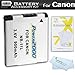 Replacement NB-11L Battery Kit for Canon Powershot ELPH 180, ELPH 190 is, 150 is, ELPH 340 HS, A4000 is, SX400 is, ELPH 170 is, ELPH 160, SX410 is, SX420 is, ELPH 350 HS, ELPH 360 HS Digital Camera primary