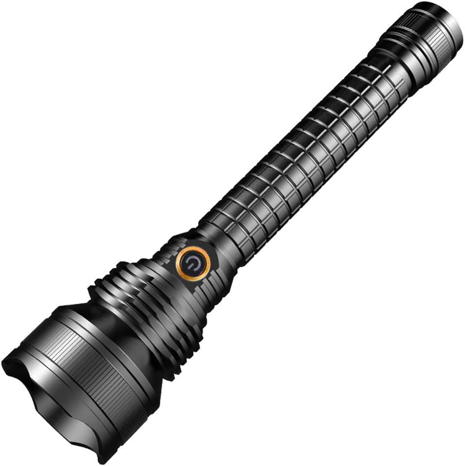 7100 Lumen Handheld Flashlight with 18650 Rechargeable Batteries LED Tactical Flashlight with 5 Modes Water Resistant for Camping Hiking Outdoor Biking Emergency - - 