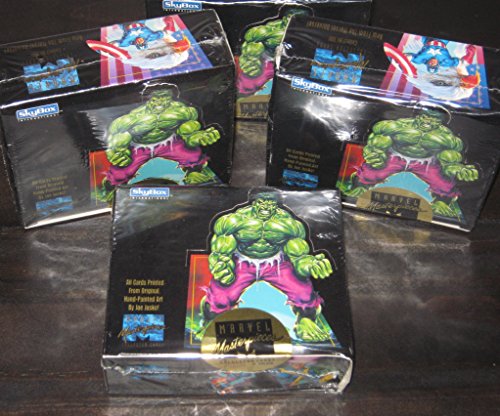 1992 Marvel Masterpieces Factory Sealed Box of 36 Trading Card Packs NM/M Joe Jusko