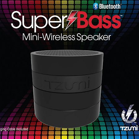 tzumi super bass speaker