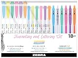 Zebra Pen Journaling and Lettering Set, Includes 6
