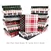Hallmark Reversible Christmas Wrapping Paper Bundle, Plaid (Pack of 4, 125 sq. ft. ttl.) (5JXW1632)