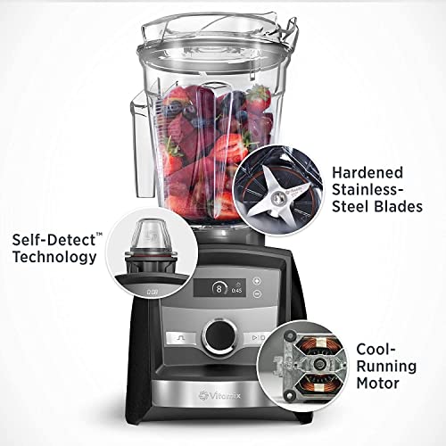 Vitamix Ascent 3500 & Food Processor Bundle Brushed Stainless Steel