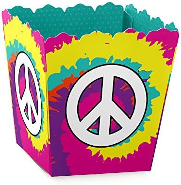 60年代ヒッピー パーティーミニ記念ボックス 1960年代 素敵なパーティー 与え トリート キャンディボックス 12個セット
