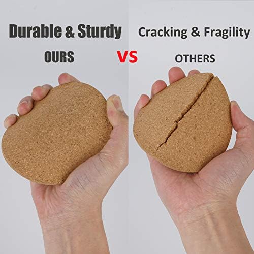 Set of 6 cork coasters in a holder with a total value of $10.97 as of August 9, 2023.