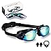 EARTIME Swimming Goggles, Swim Goggles for Adult Men Women Youth Anti Fog UV Protection No Leaking Swim Glasses with Case Protection & Nose Clip & Ear Plugs