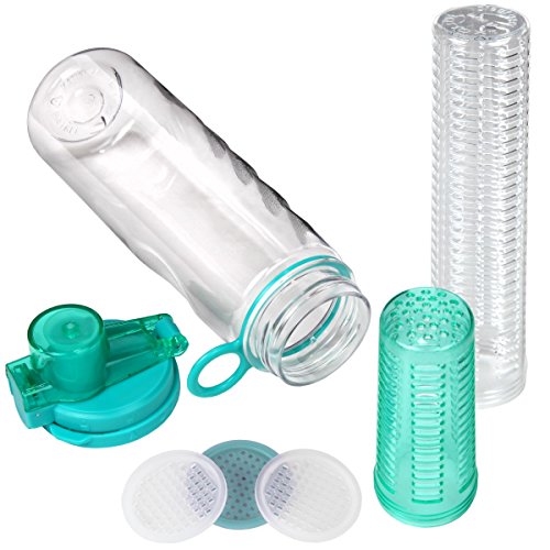 Infuser Water Bottle Sport Flip-top BPA-Free Tritan 25 Oz (Multiple Infused Water Color Options) Sports & Outdoors, Sports & Fitness, Accessories, Sports Water Bottles