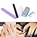 Jiaying-US 5 pcs Manicure Nail Art Tips Tool, Buffing Sanding Buffer Block, Nail Files, Polishing Block, Nail Brush Nail Art Set