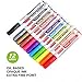 Oil-Based Paint Pens, Extra Fine Point, Needle tip(very fragile), ONLY on Smooth and Non-porous surfaces: greeting cards, rock, mug, and glass,12 Metallic and Neon colors, SHAKE VIGOROUSLY BEFORE USE