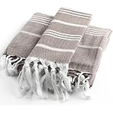 Cacala 2 Pieces Pestemal Turkish Towel Set - 1 Bath Towel 37