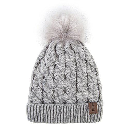 image for REDESS Kids Winter Warm Fleece Lined Hat, Baby Toddler Children’s Be