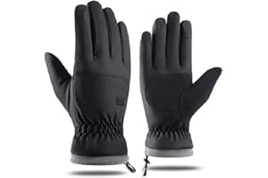 HinyBoeh Winter-Gloves for Men Women Cold Weather Warm-Gloves with Touchscreen Fingers for Driving Cycling Outdoor Sports