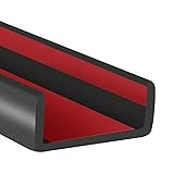 Rubber Edge Trim, 2" Self Adhesive Flexible U