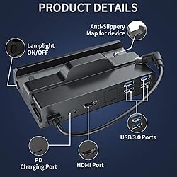 Docking Station for Steam Deck, SIKRO 6-in-1 Hub