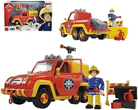 speelight goed 79403 - Pompier Sam Venus brandweerauto avec figurine Multicolore