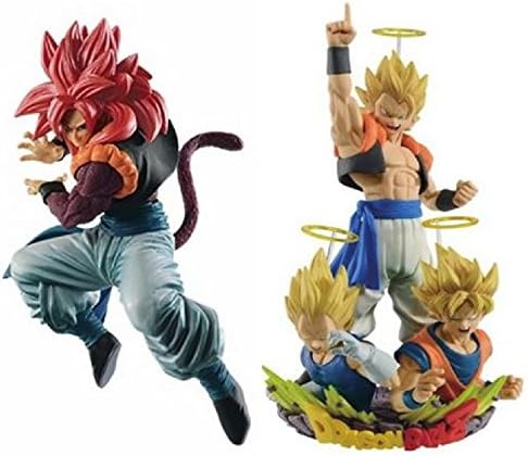 Banprest Dragon Ball Z Com Figuration GOGETA vol.1 &amp; vol.2 6 Sculptures Big Budoukai 6 Volume 7 Special Super Saiyan 4 - 3 pack set