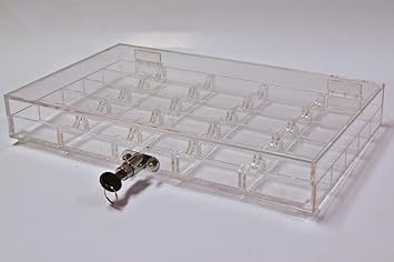CAJA ACRILICA 500 FICHAS METACRILATO: Amazon.es: Juguetes y juegos