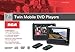 RCA DRC6272E22 Twin Mobile DVD System with 7-Inch Screens (Black)