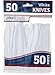 [50 White Knives] Plastimade Disposable Heavy Duty Plastic Cutlery, Great for Every Day Use, Home, Office, Party, Picnics, or Outdoor Events,