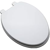 PROFLO PFTSWE2001 Elongated Closed-Front Toilet Seat and Lid - White