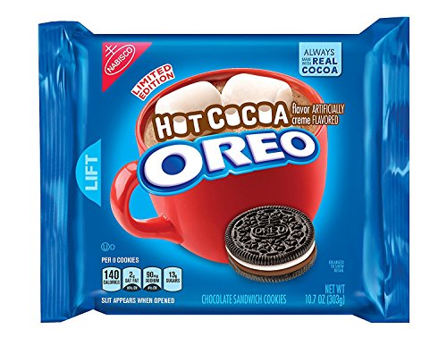Nabisco Oreo Limited Edition Hot Cocoa Sandwich Cookies, 10.7 oz ( 2 pack )
