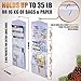 Regal Bazaar Large Double-Sided Hanging Gift Bag Organizer and Tissue Paper Holder (White)