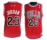 Chicago Bulls, Michael Jordan Nike Jersey Red.. Mens Large
