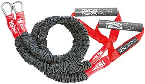 Crossover Symmetry Crossover Cords - Shoulder Resistance/Exercise Bands - Perfect for Warmups, Arm Care, Rotator Cuff Exercise or Physical Rehab from Injury - One Set of 2 Cords